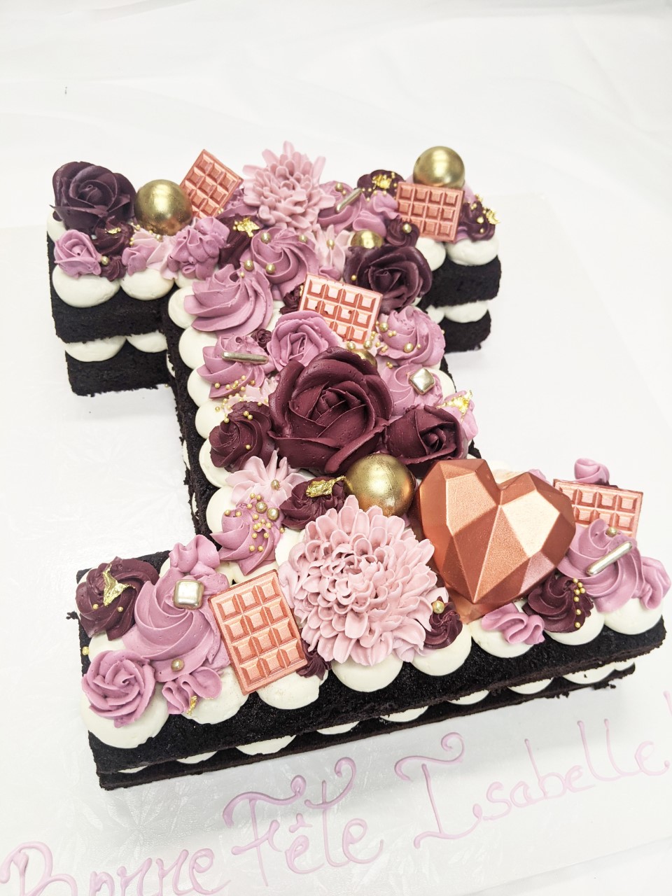 Collection De Gâteaux Tartes Et Desserts Pour Toutes Les Lettres De  L'alphabet Lettre H Gâteau Au Chocolat Chaud I